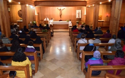 Eucaristía 3° y 4° medios en Catedral de Valdivia