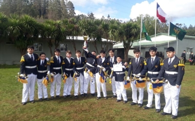 Banda de Honor ISV obtiene 3° lugar en Concurso de Bandas escolares Región de Los Ríos