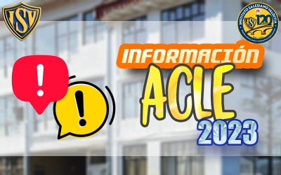 Info ACLE (1 y 2 de junio)