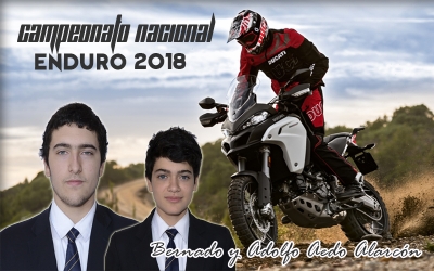 Hermanos Aedo Alarcón son destacados en Competencia Nacional de Enduro