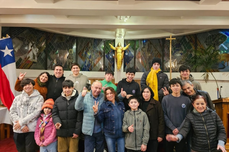 3° medio B celebra la Eucaristía en nuestro Instituto