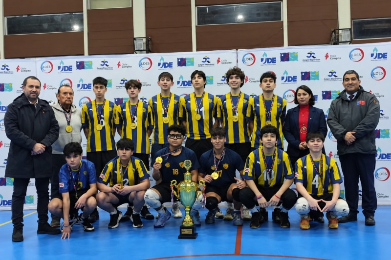 Vóleibol del ISV se consagra Campeón Regional de los Juegos Deportivos Escolares