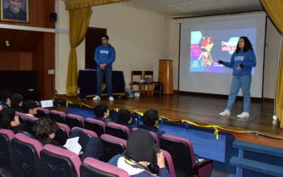 USM realiza charla informativa a estudiantes de 4° año medio