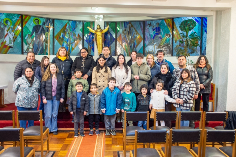 1° básico A celebra la alegría de encontrarse con Jesús