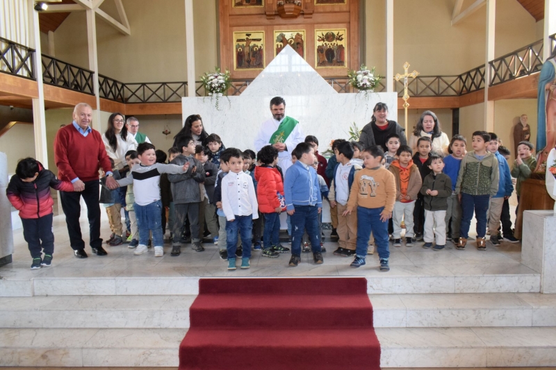 Educación Parvularia celebra Liturgia en Iglesia Catedral de Valdivia