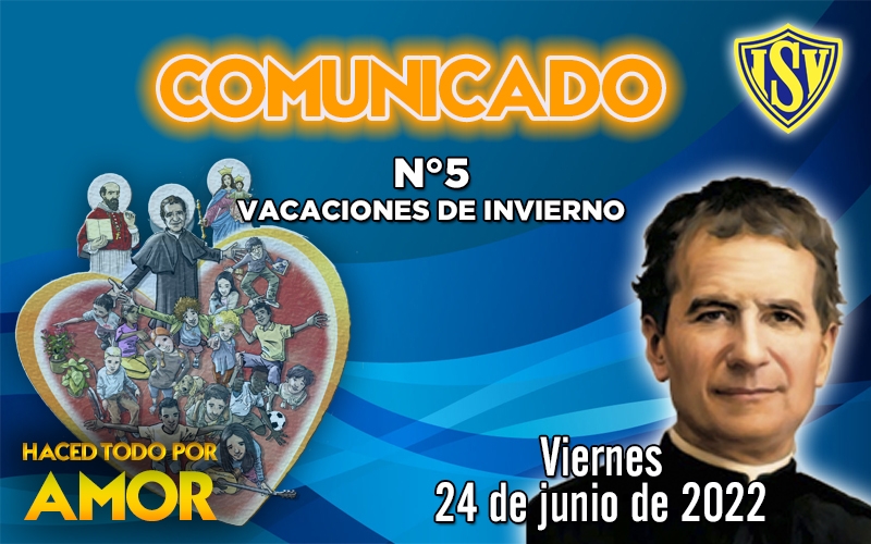 Comunicado N°5. VACACIONES DE INVIERNO 2022