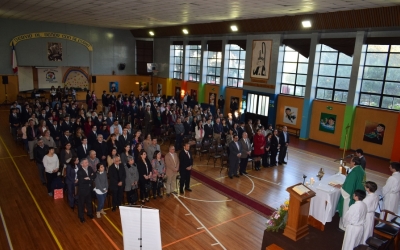 Última Eucaristía como estudiantes de los 4° medios Promoción 2018