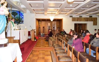 3° medio B celebra Eucaristía y recuerda a Martín Bórquez