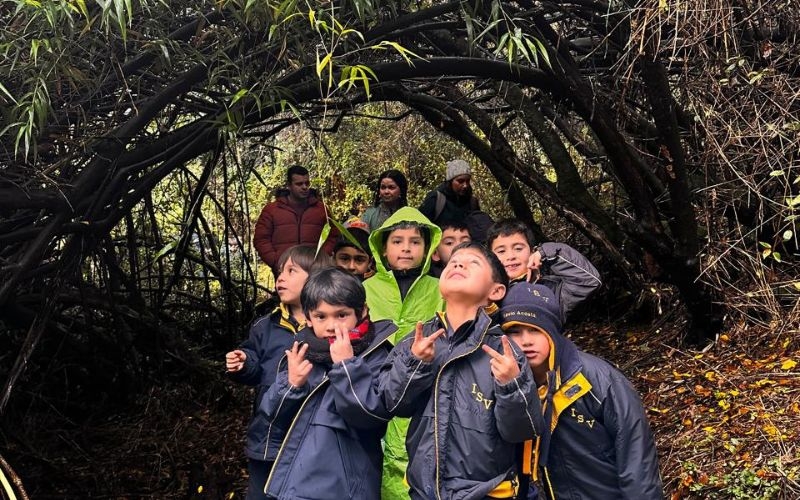 Kinder A visita Parque Urbano de Valdivia