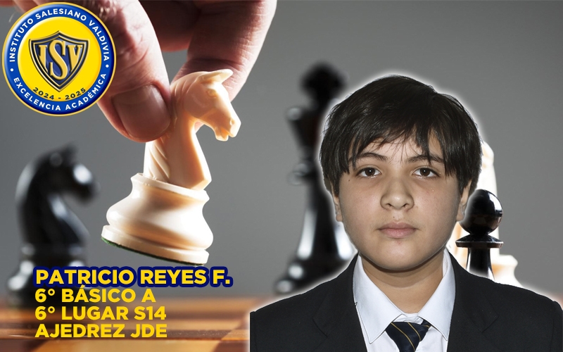 Patricio Reyes (6°bA) 6 ° lugar S14 Ajedrez JDE