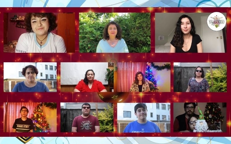 FELIZ NAVIDAD: Coro de Apoderados &quot;Valdocco&quot; interpreta &quot;Llegó Noél&quot;