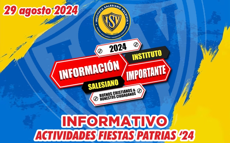 Informativo Actividades Fiestas Patrias