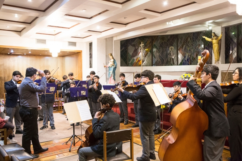 Orquesta ISV realiza su primer Concierto de Avance trimestral en la Capilla del Instituto