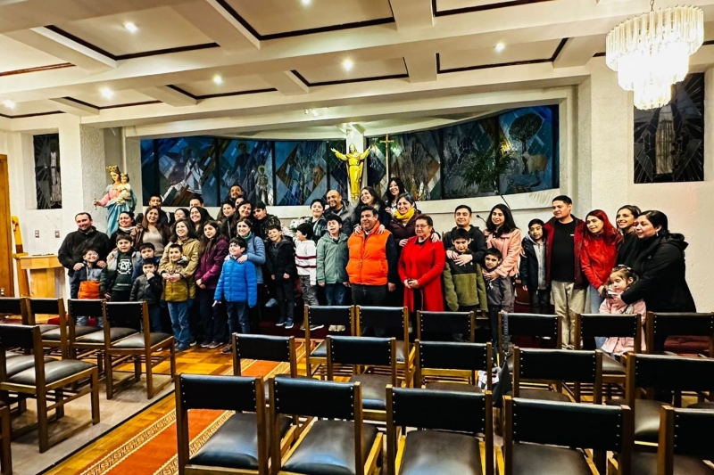 3° básico A celebra Eucaristía en nuestra Capilla